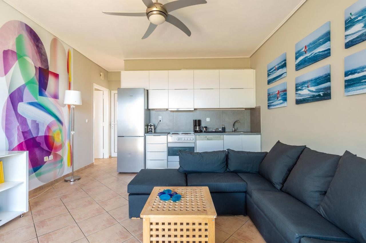 Windsurfing Seaside Apartment Artemida 외부 사진
